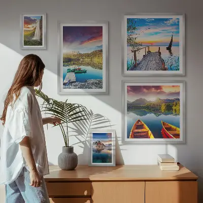 Gallery wall Landscapes waterfalls lakes
