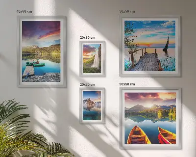 Gallery wall Landscapes waterfalls lakes