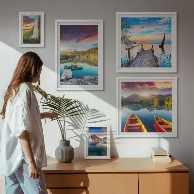 Gallery wall Landscapes waterfalls lakes