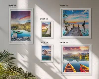 Gallery wall Landscapes waterfalls lakes