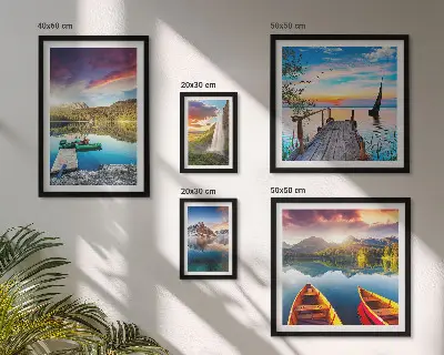 Gallery wall Landscapes waterfalls lakes