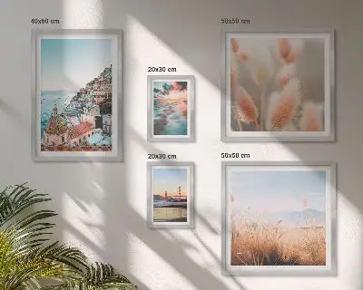 Coastal landscapes nature wall art set of 5 pieces