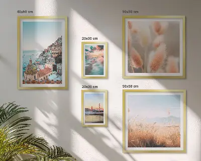 Coastal landscapes nature wall art set of 5 pieces