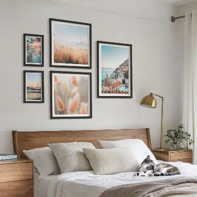 Coastal landscapes nature wall art set of 5 pieces