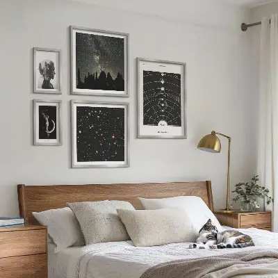 Framed photo set Cosmic inspirations of the galaxy