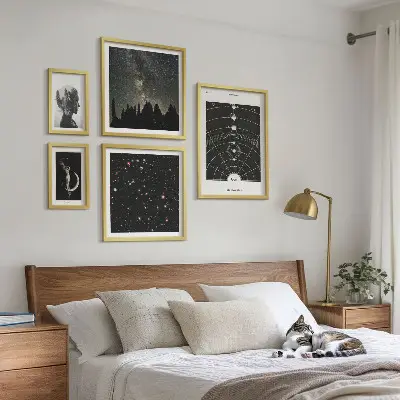 Framed photo set Cosmic inspirations of the galaxy