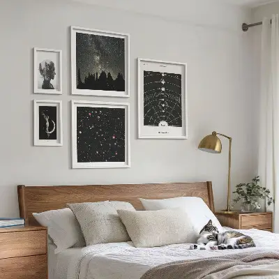 Framed photo set Cosmic inspirations of the galaxy