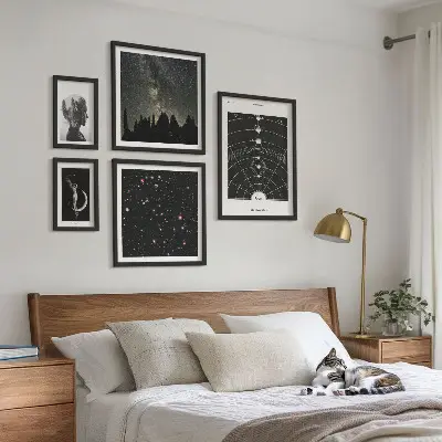 Framed photo set Cosmic inspirations of the galaxy