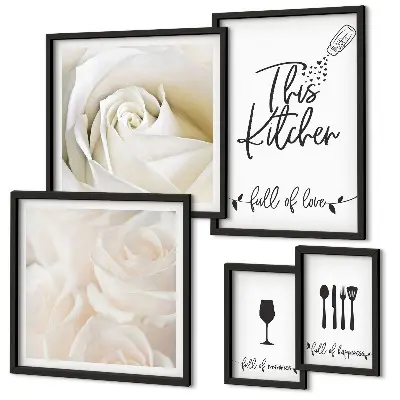 Gallery wall Stylish plant kitchen decoration