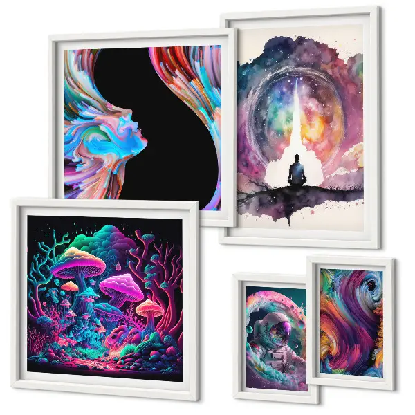Gallery wall Cosmic inspirations surrealism