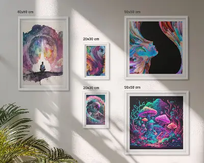 Gallery wall Cosmic inspirations surrealism