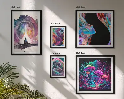 Gallery wall Cosmic inspirations surrealism