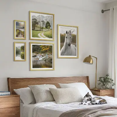 Framed photo set Landscapes Landscapes Horse