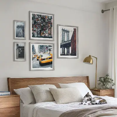 Set of 5 wall art pieces Charming views of New York