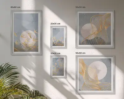 Framed photo set Harmony of nature and delicacy