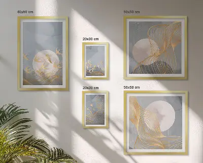 Framed photo set Harmony of nature and delicacy