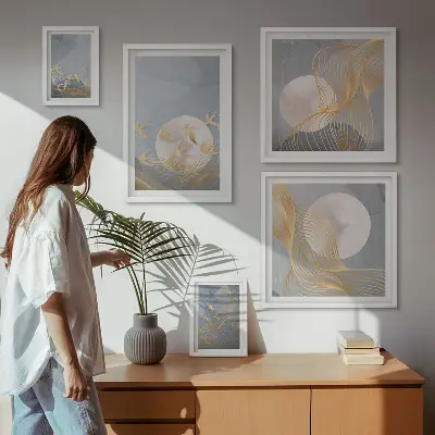 Framed photo set Harmony of nature and delicacy