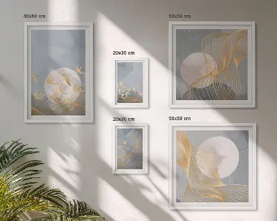 Framed photo set Harmony of nature and delicacy