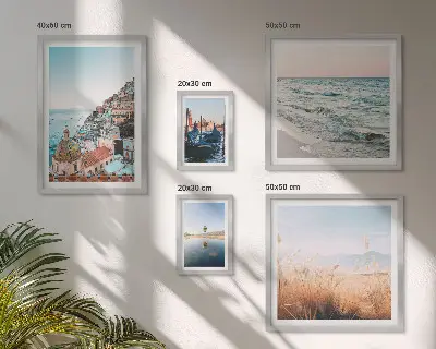 Set of 5 wall art pieces Charming seaside views