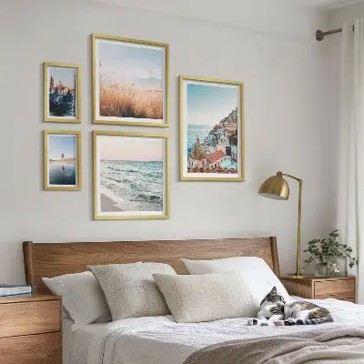 Charming seaside views wall art set of 5 pieces