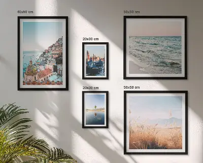 Set of 5 wall art pieces Charming seaside views