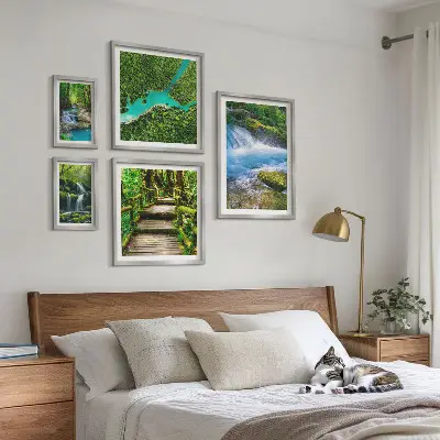 Gallery wall Green oases of peace in the forest