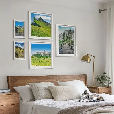 Gallery wall Mountain landscapes waterfalls