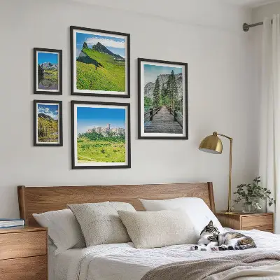 Gallery wall Mountain landscapes waterfalls