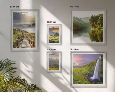 Gallery wall Landscapes waterfalls mountains