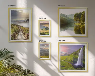 Gallery wall Landscapes waterfalls mountains