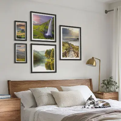 Gallery wall Landscapes waterfalls mountains
