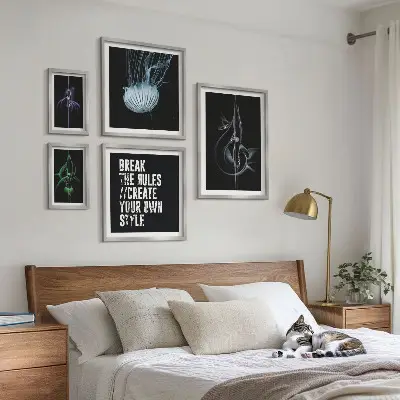 Framed photo set Abstract creative motifs