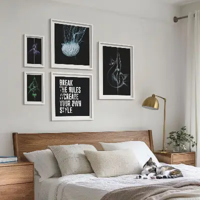 Framed photo set Abstract creative motifs