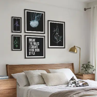 Framed photo set Abstract creative motifs