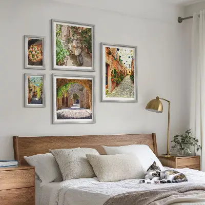 Gallery wall Charming streets of Italian dishes