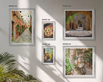 Gallery wall Charming streets of Italian dishes