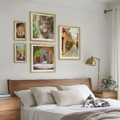 Gallery wall Charming streets of Italian dishes