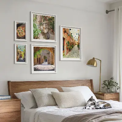 Gallery wall Charming streets of Italian dishes
