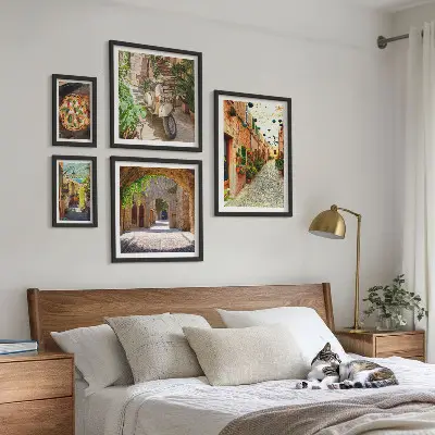 Gallery wall Charming streets of Italian dishes