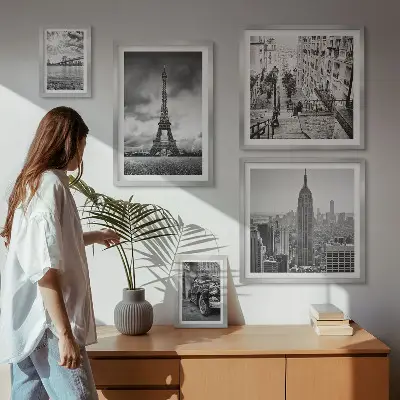 Gallery wall City landscapes architectural icons