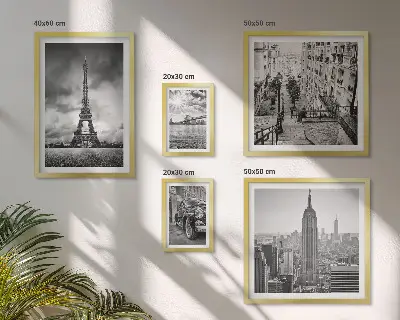 Gallery wall City landscapes architectural icons