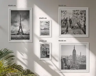 Gallery wall City landscapes architectural icons