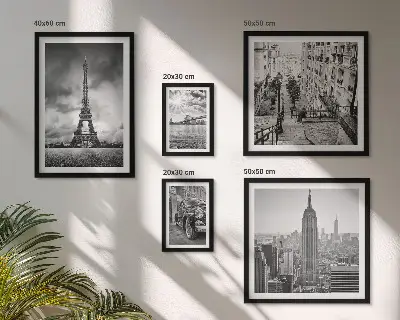 Gallery wall City landscapes architectural icons