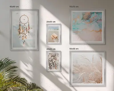 Framed photo set Boho dreams beach nature