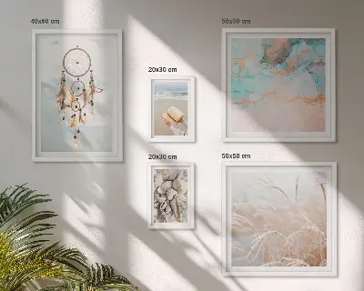 Framed photo set Boho dreams beach nature