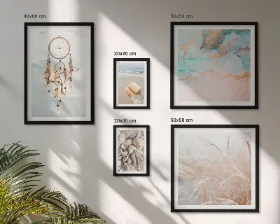 Framed photo set Boho dreams beach nature