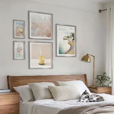 Framed photo set Relaxing book themes