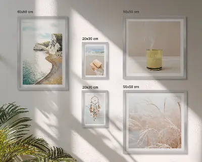 Framed photo set Relaxing book themes