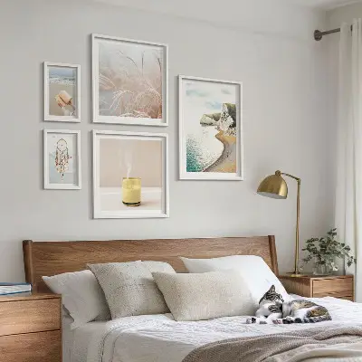 Framed photo set Relaxing book themes