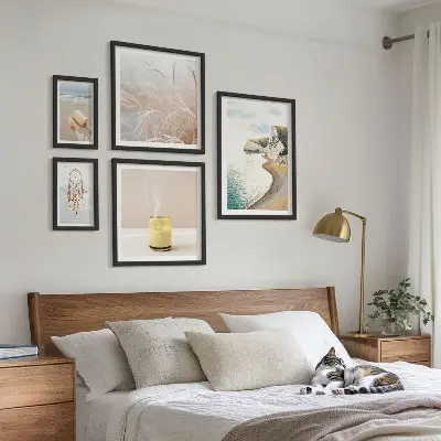 Framed photo set Relaxing book themes